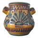 Vintage glazed ceramic vase
