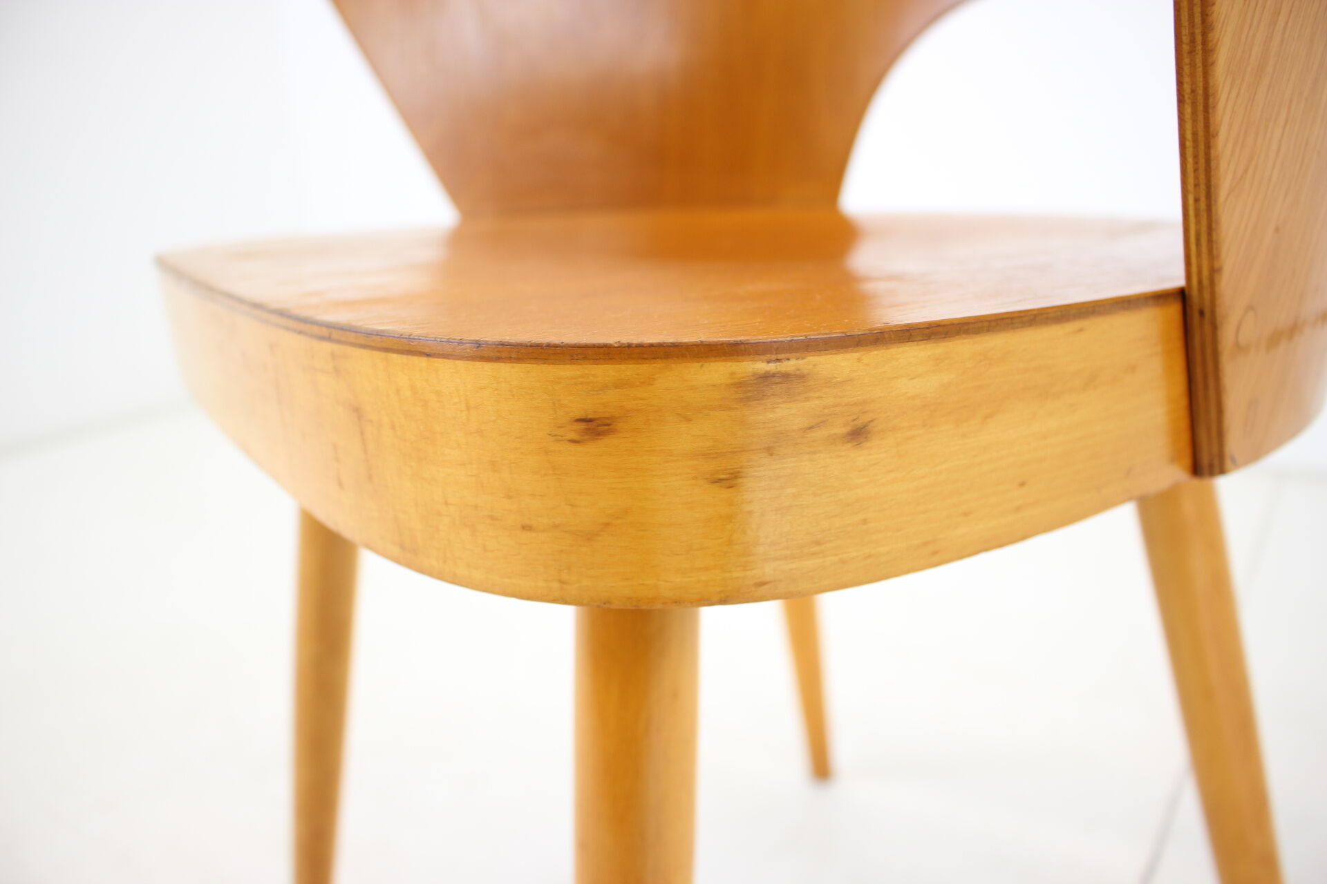 Oswald Haerdtl Beech Chair, Czechoslovakia, 1959