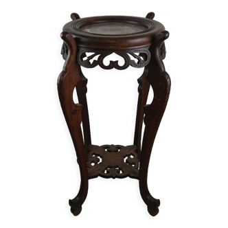 Sellette wood marble