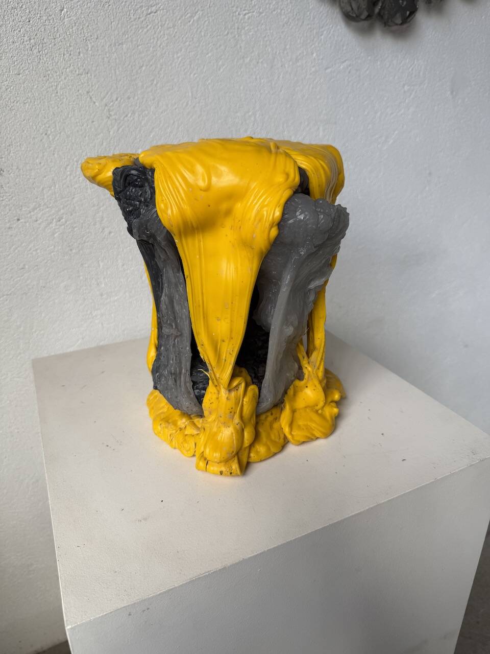 Resin fish sculpture