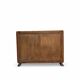 Walnut burl commode, Italian Art Deco, 1940s.