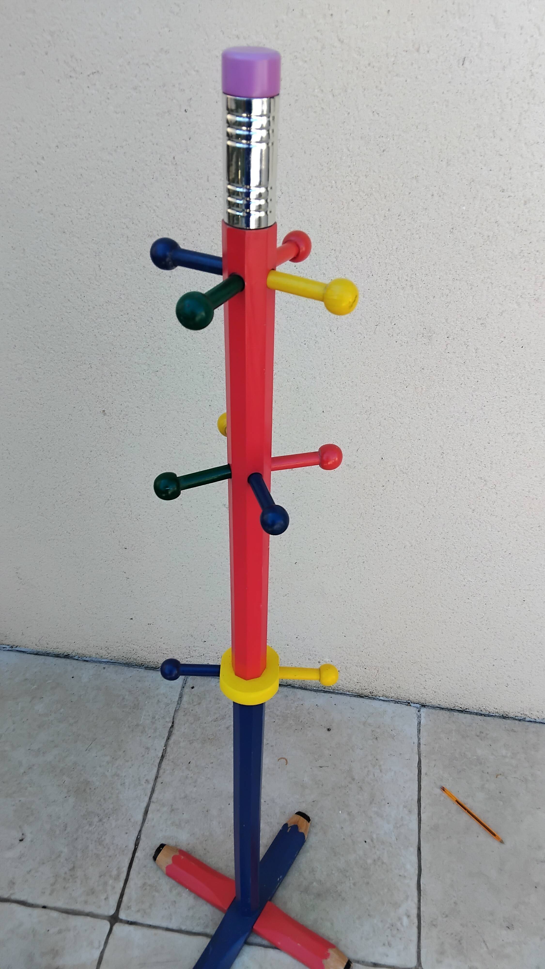 Pierre Sala vintage pencil coat rack