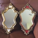 Golden mirror Deknudt 45x25cm
