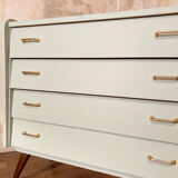 Vintage chest of drawers compass feet