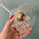 Vintage glass pendant light - tableware collection (UD1)