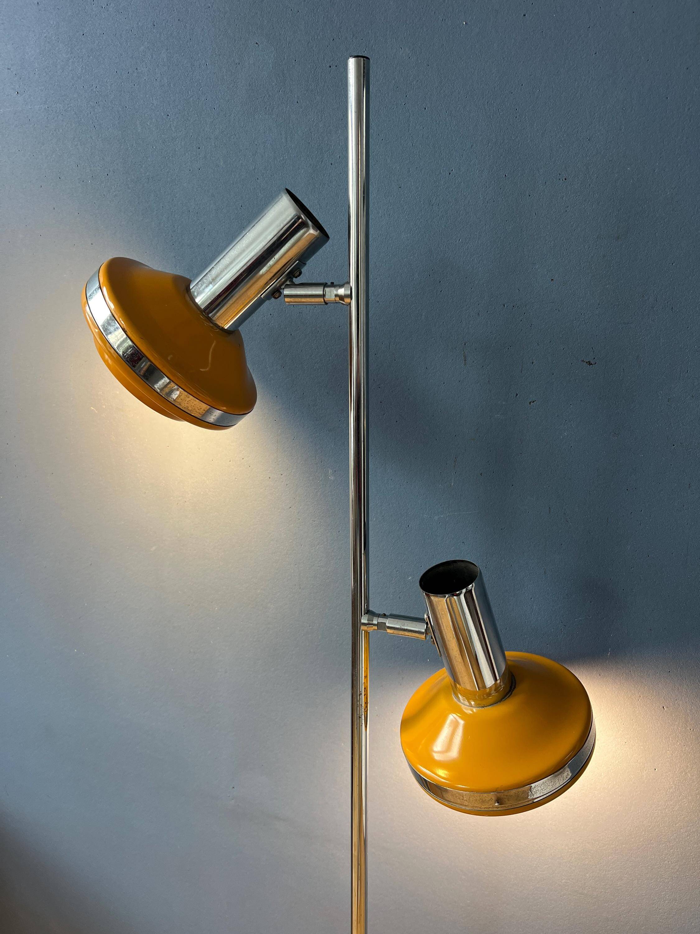 Space Age Mid-Century Floor Lamp Hustadt Leuchten