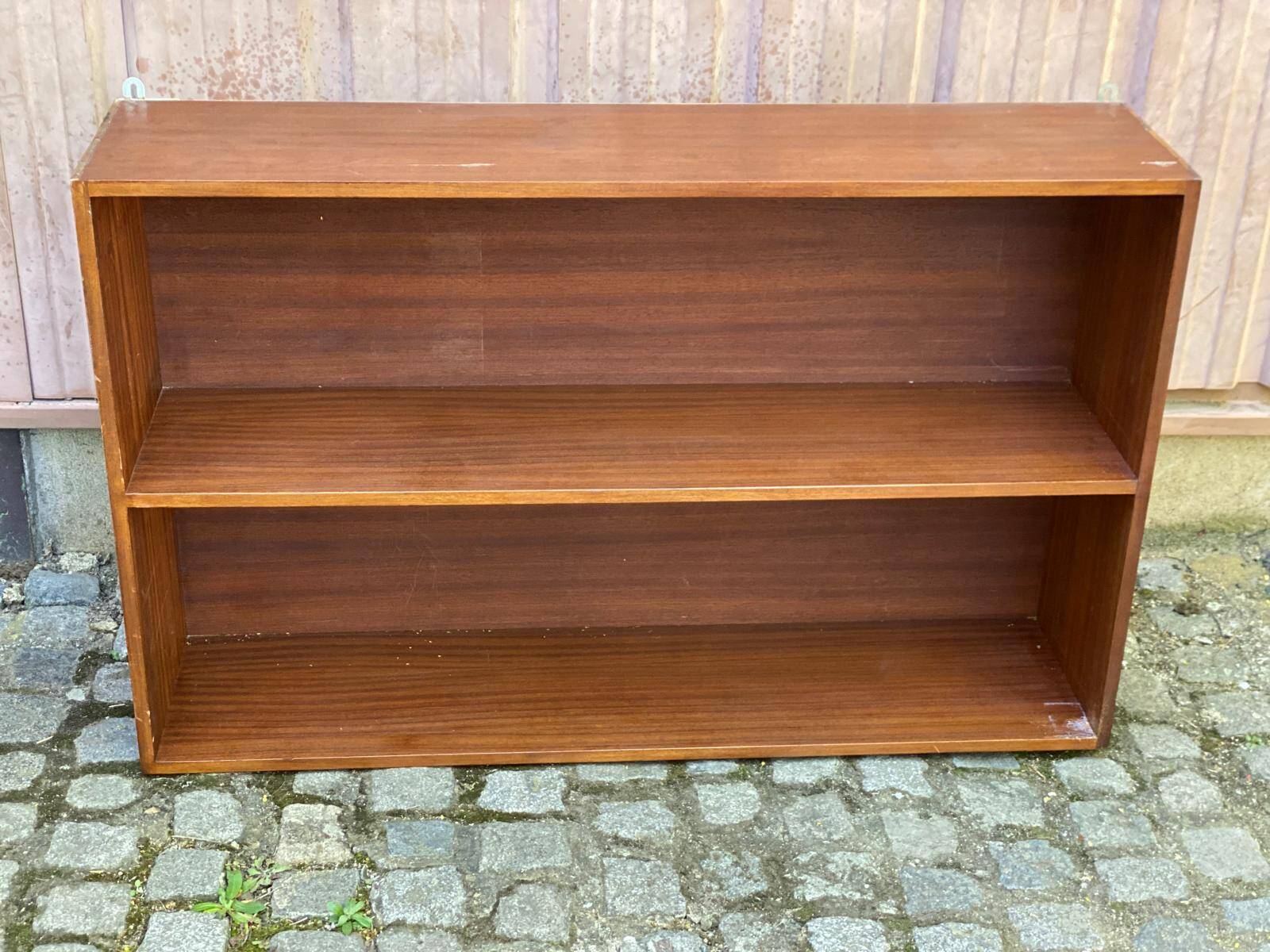 Étagère scandinave murale en bois 1960 125x80cm