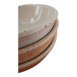 Set of 3 bowls in marsh sandstone