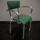 Vintage metal armchair.