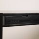 Vintage Simat edition desk in blackened wood, 1980