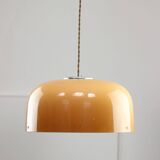 Suspension marron Space Age de Guzzini, années 1960