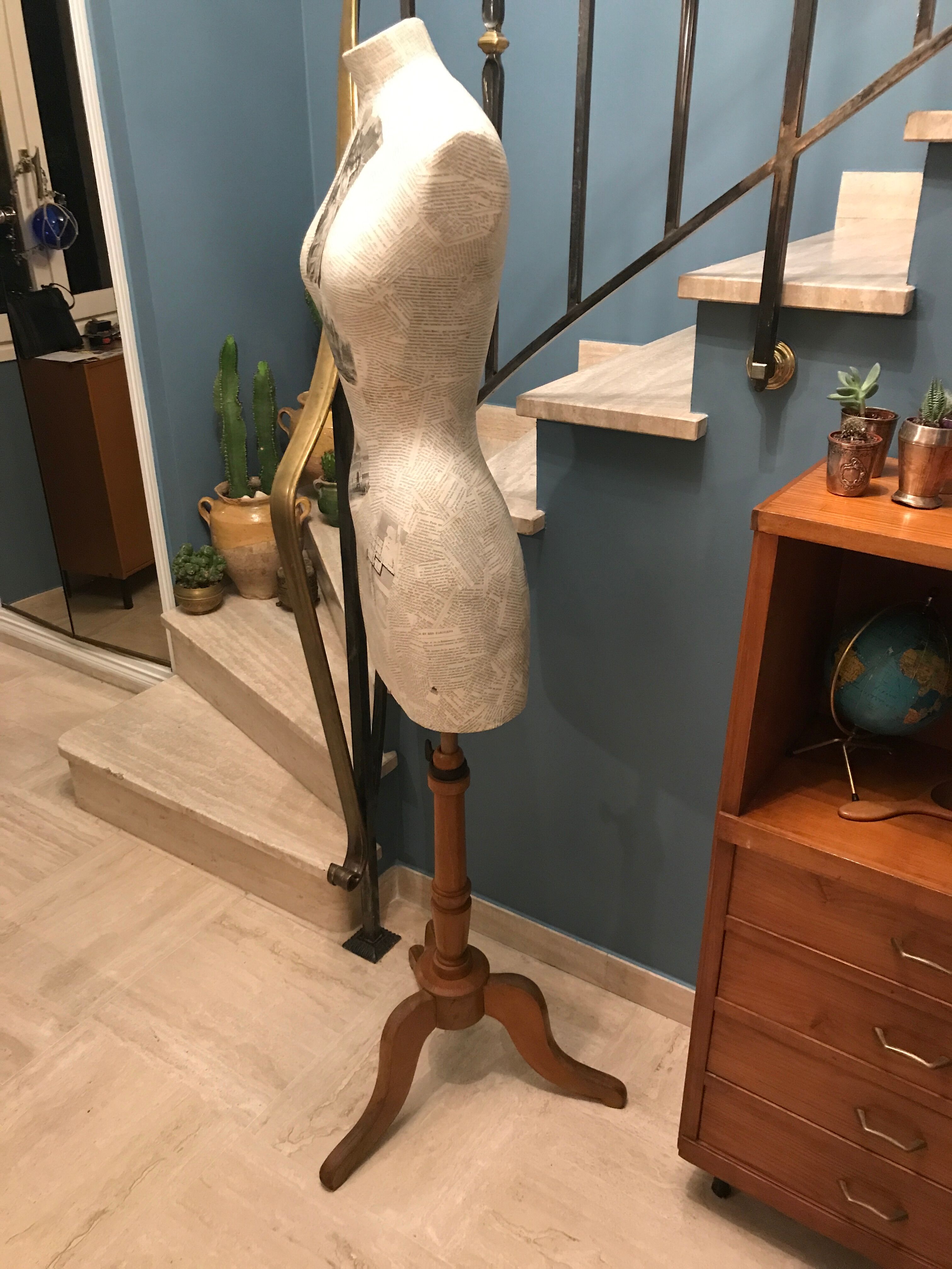 Buste de mannequin de couture Stockman vintage taille 38