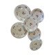 Flat porcelain plates France