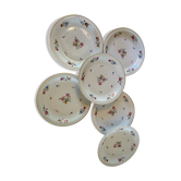 Assiettes plate en porcelaine France