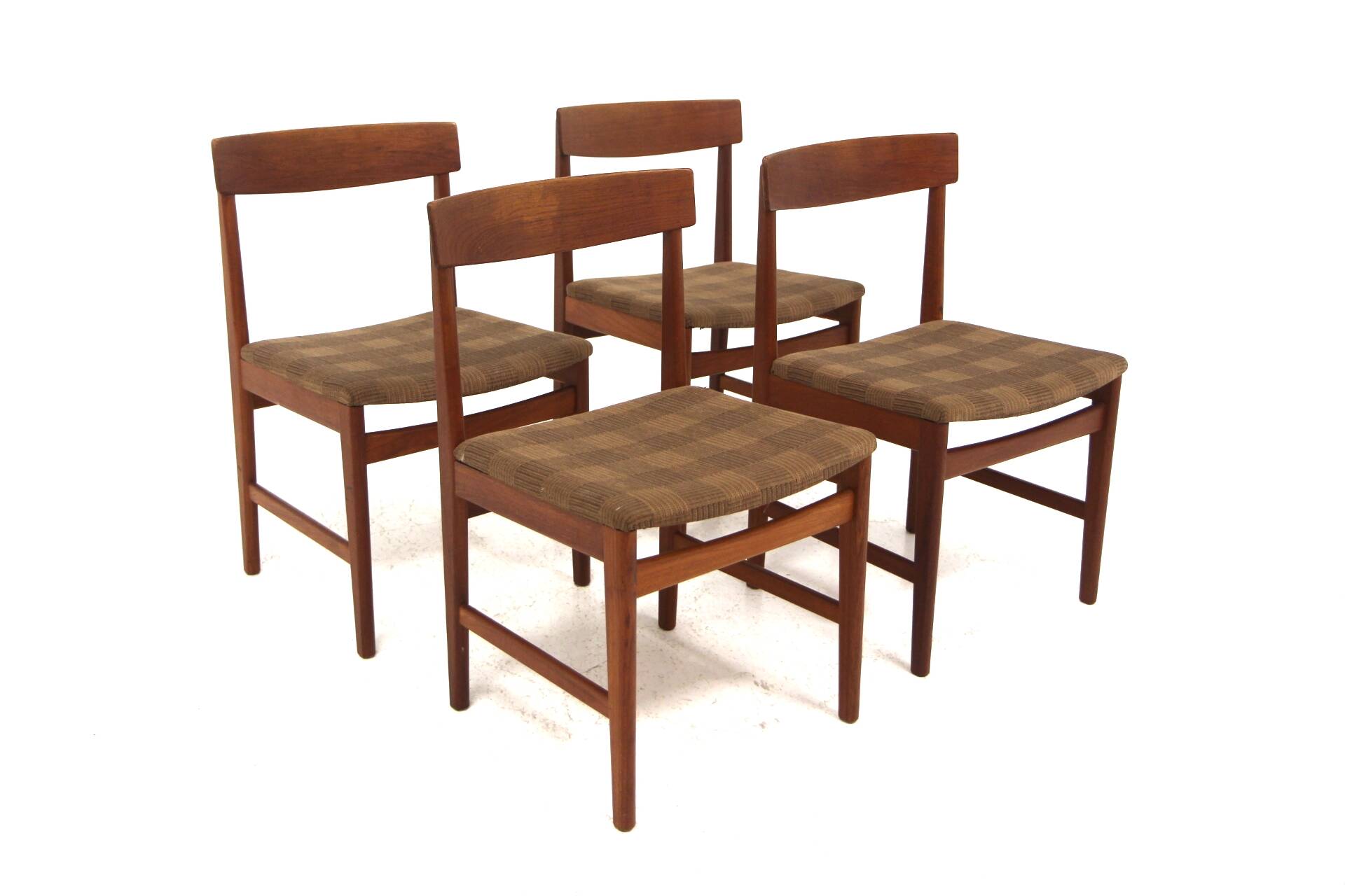 Set de 4 chaises scandinave en teck, Suède, 1960
