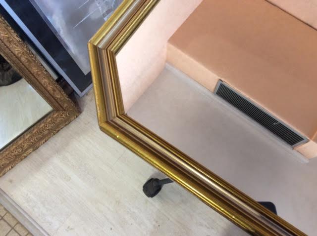 Golden octagonal mirror