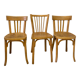 3 chaises Baumann dépareillées
