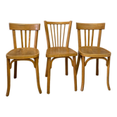 3 chaises Baumann dépareillées
