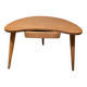 Table basse scandinave forme haricot