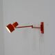 "Skala" orange wall lamp by Jo Hammerborg