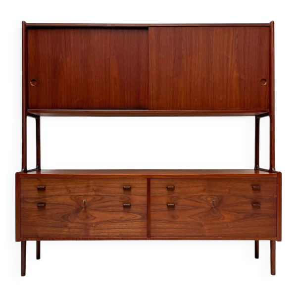 Buffet en teck danois vintage des années 1950 RY20 par Hans J. Wegner pour Ry Møbler