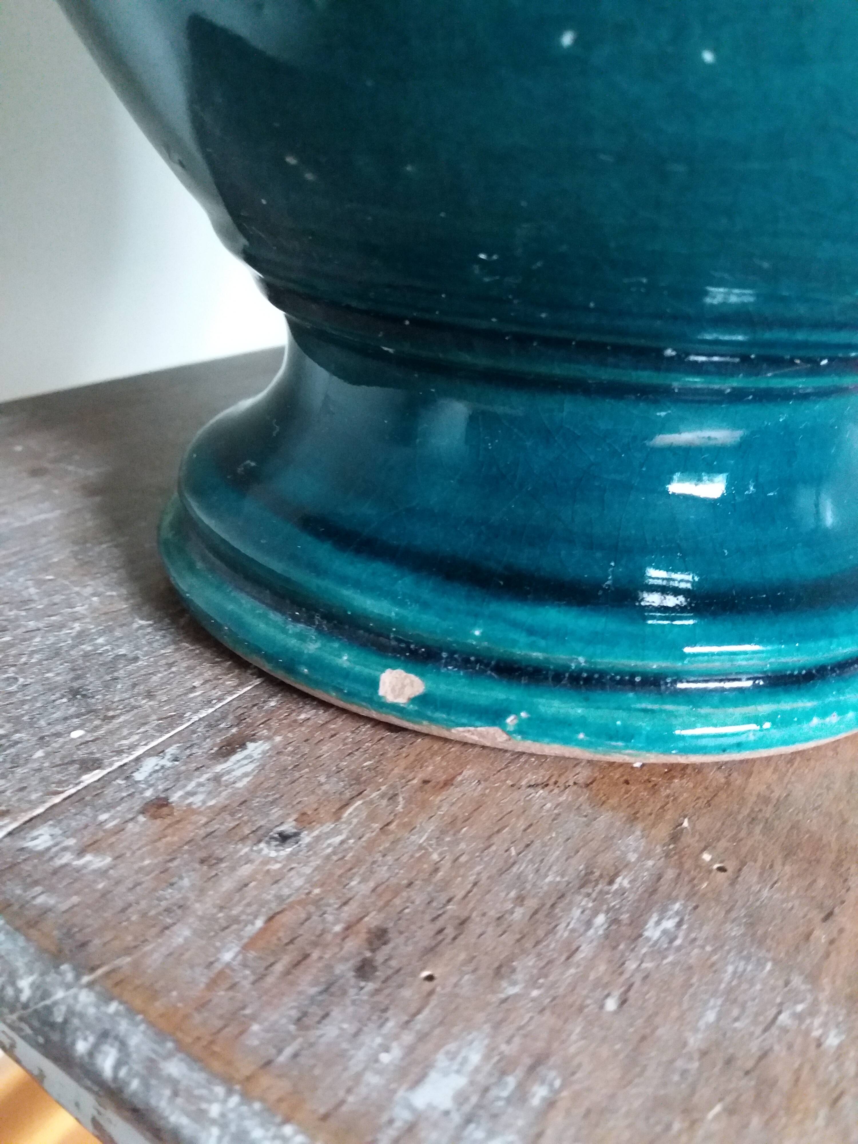 Handcrafted vase Morocco 1950s
