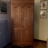 Armoire ancienne 1 porte style Louis XV merisier massif