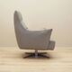Leather swivel armchair, Italian design, 1990s, manufacture: Natuzzi