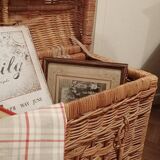 Braided wicker trunk