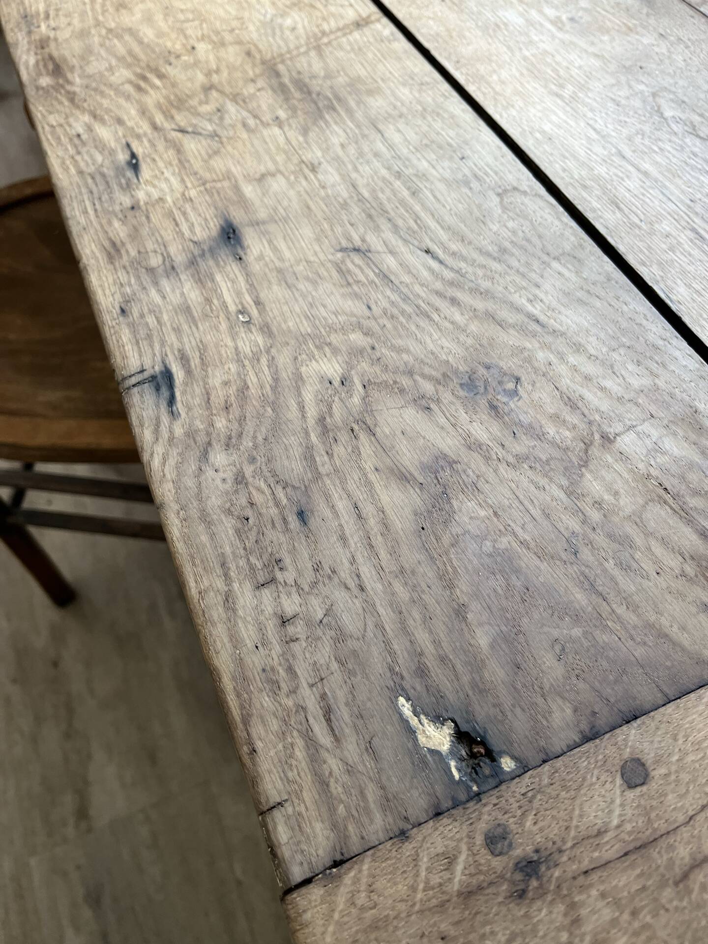 Oak farmhouse table