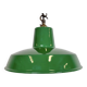 Industrial Green Enamel Factory Pendant Lamp , 1960s