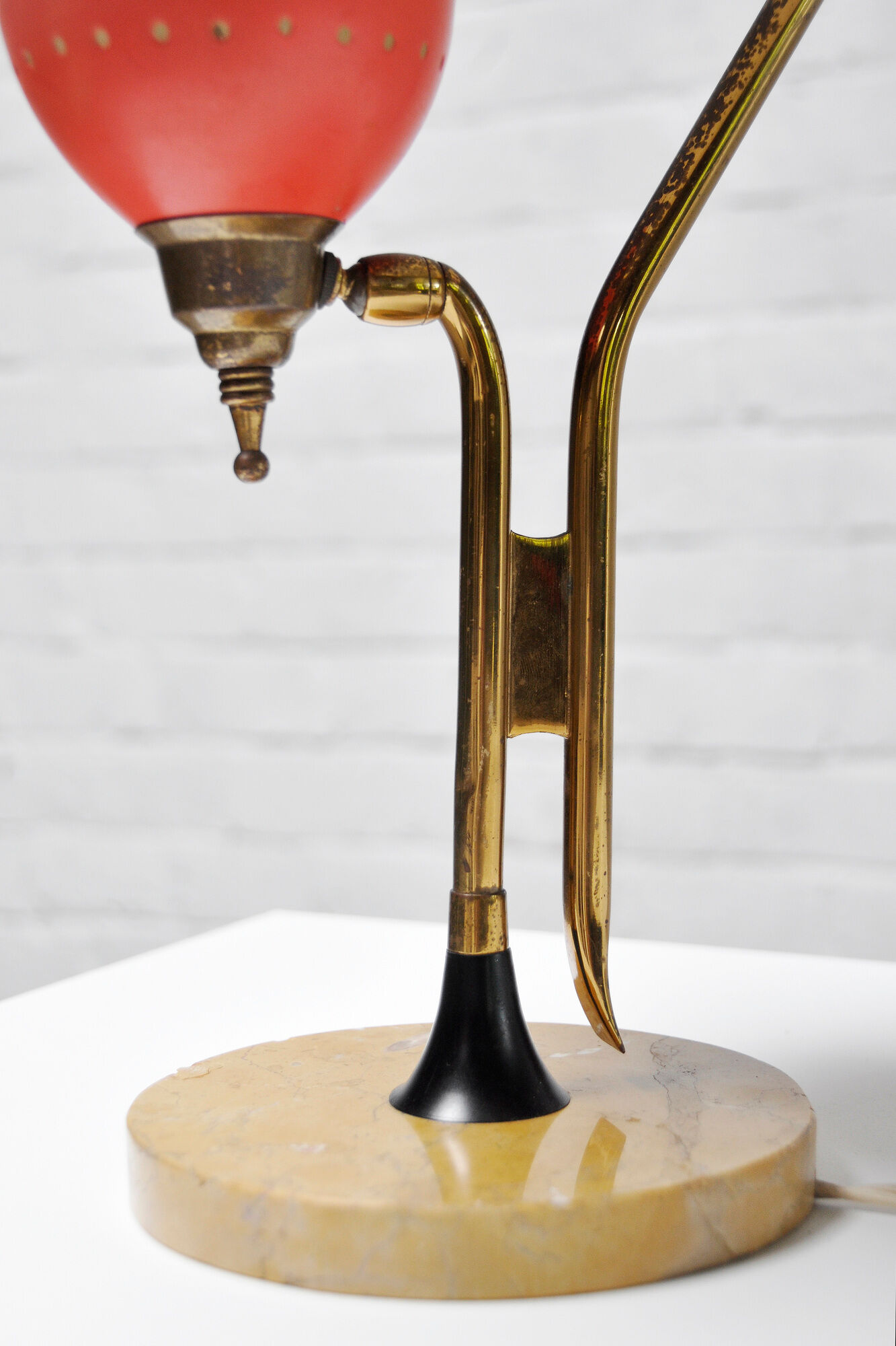 Mid-Century Italian Table Lamp by Oscar Torlasco for Lumen Milano, 1950s