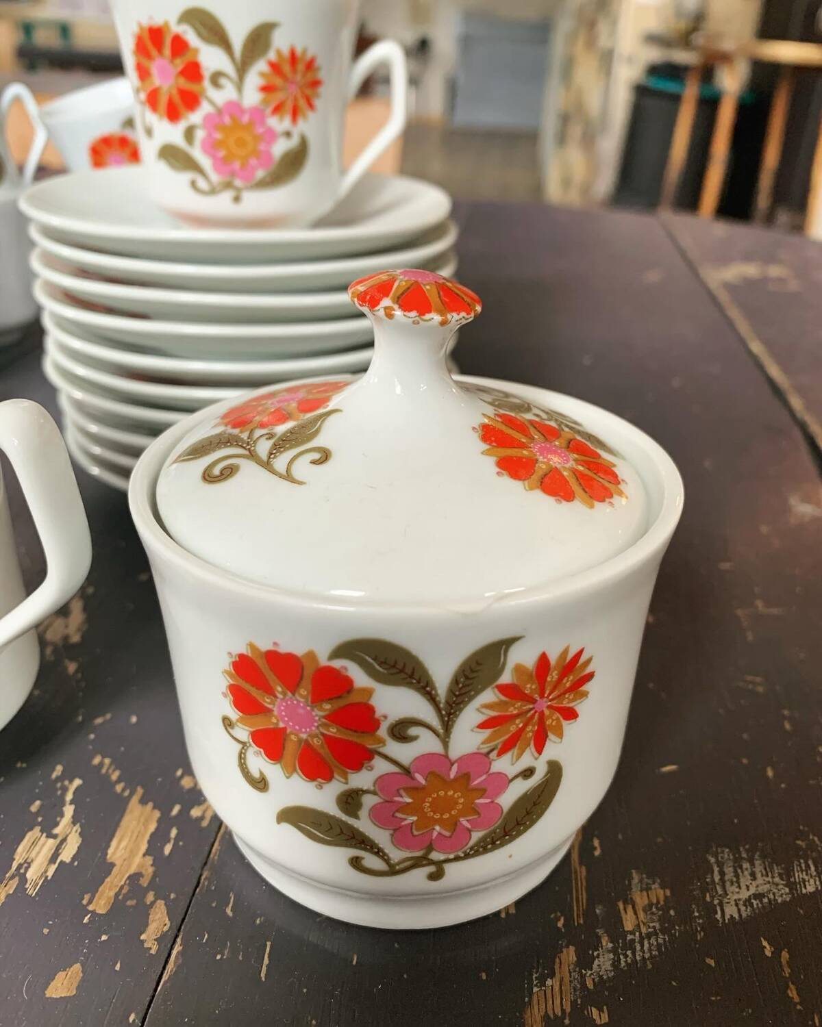 Porcelain coffee service