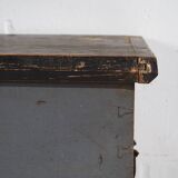 Ancienne malle en bois avec verrouillage d’origine (c.1900) #16