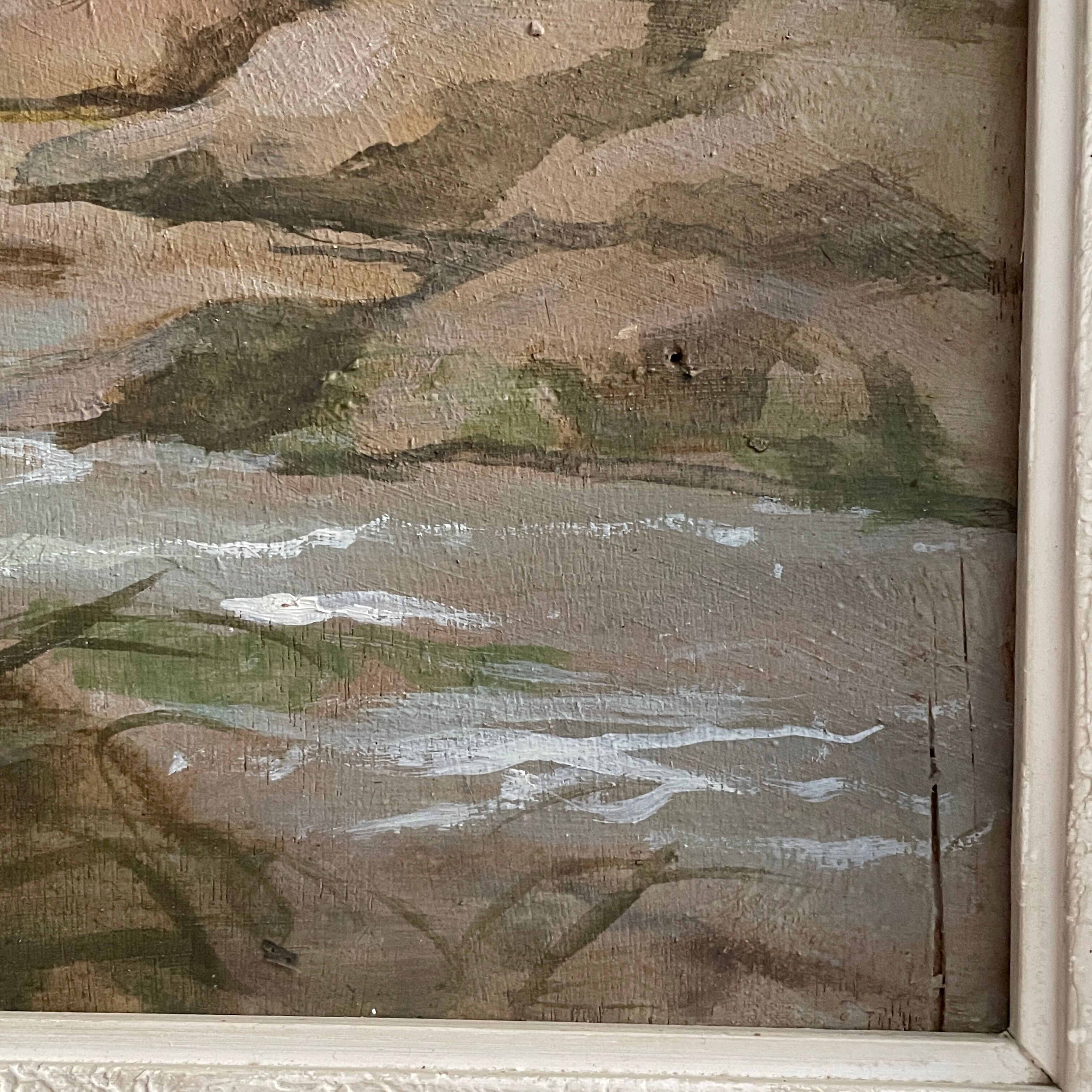 Tableau orientaliste rc quesnel robert maroc 1940 peinture