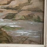 Orientalist painting rc quesnel robert morocco 1940 painting