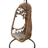 Fauteuil suspendu en rotin