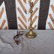 Solid brass lamp base