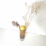 Vintage Scandinavian amber vase