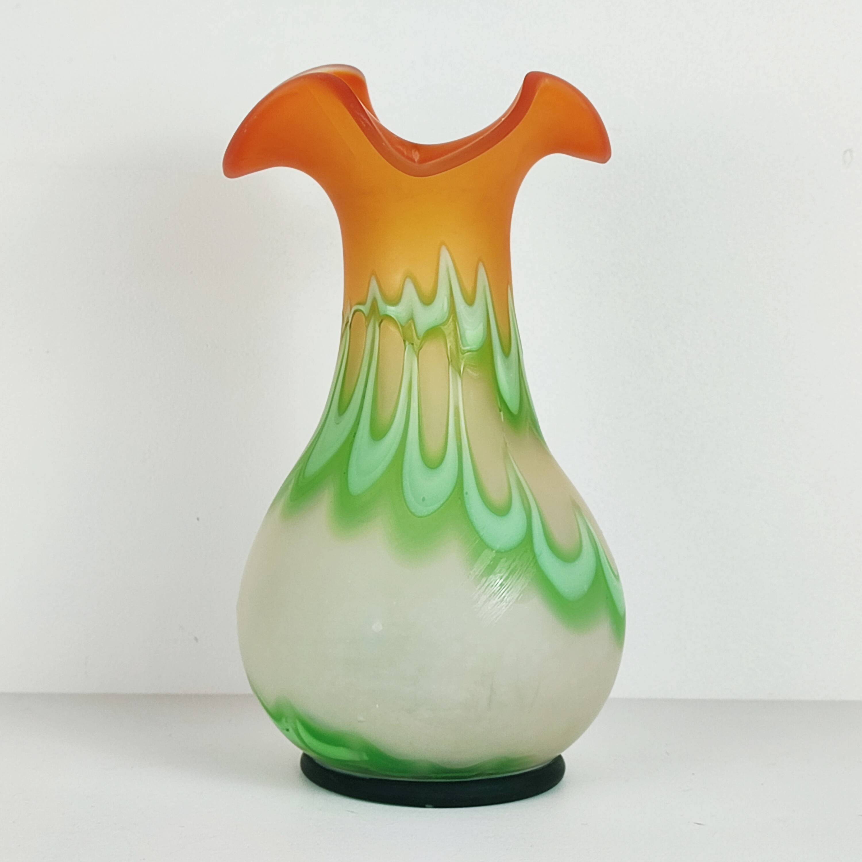 Glass paste vase
