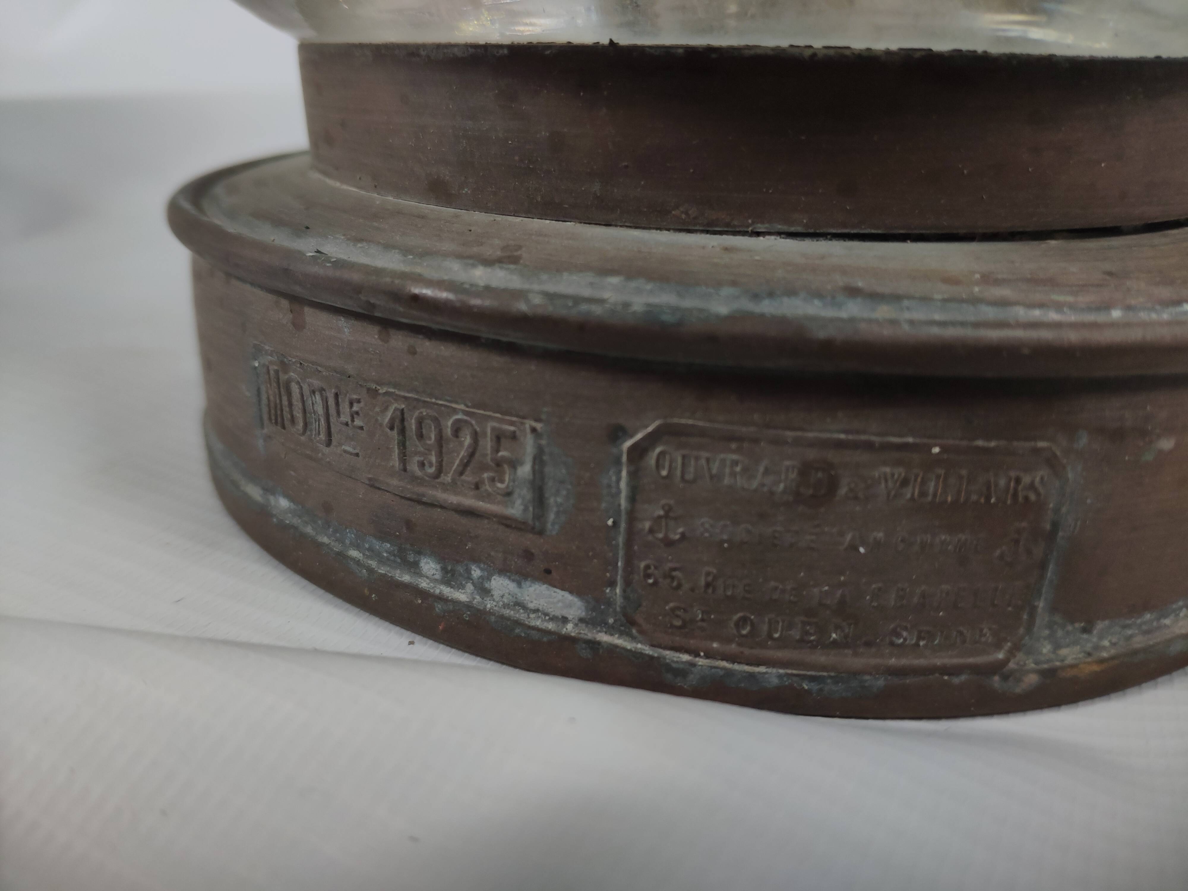 Boat lamp model 1925 Ouvrard Villard