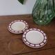 Two very small Béarn HBCM plates.