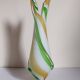 Vintage two-tone glass vase 39 cm