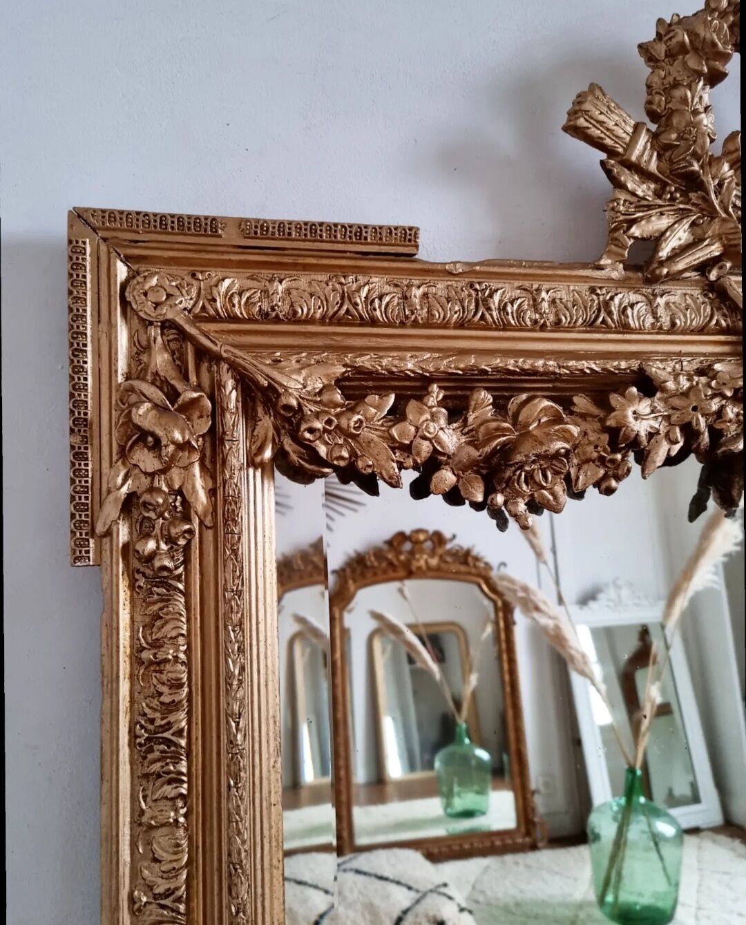 Old mirror Napoleon III