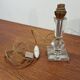 Cut glass lamp base from the 1940s
