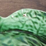 Souptureen and dish in cabbage slip