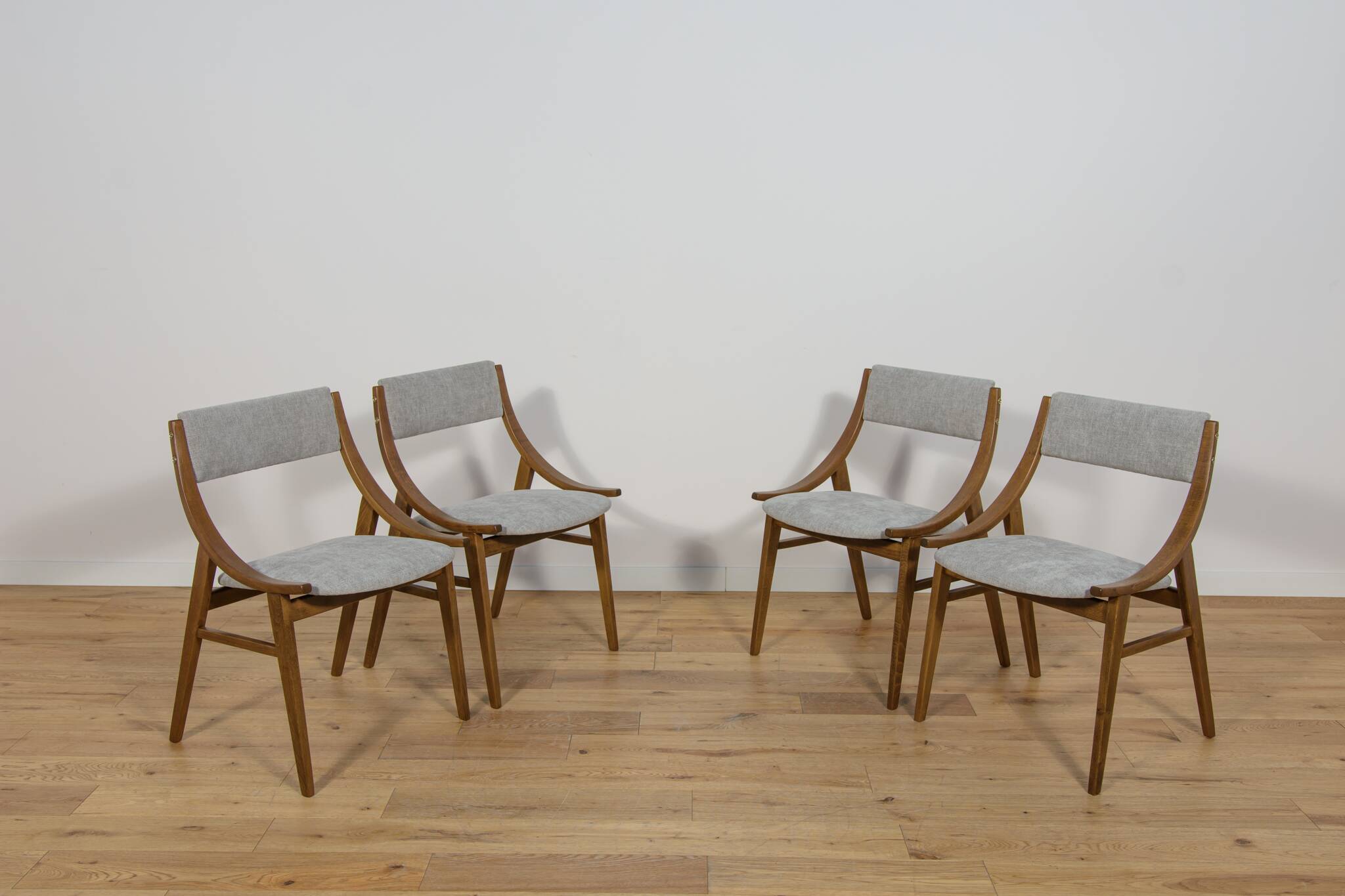 Ski Jumper Chairs from Zamojska, Poland, 1960s, Set of 4