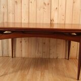 Scandinavian extendable teak table
