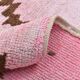7x10 Pink Brown Modern Kilim Rug, 208x300Cm