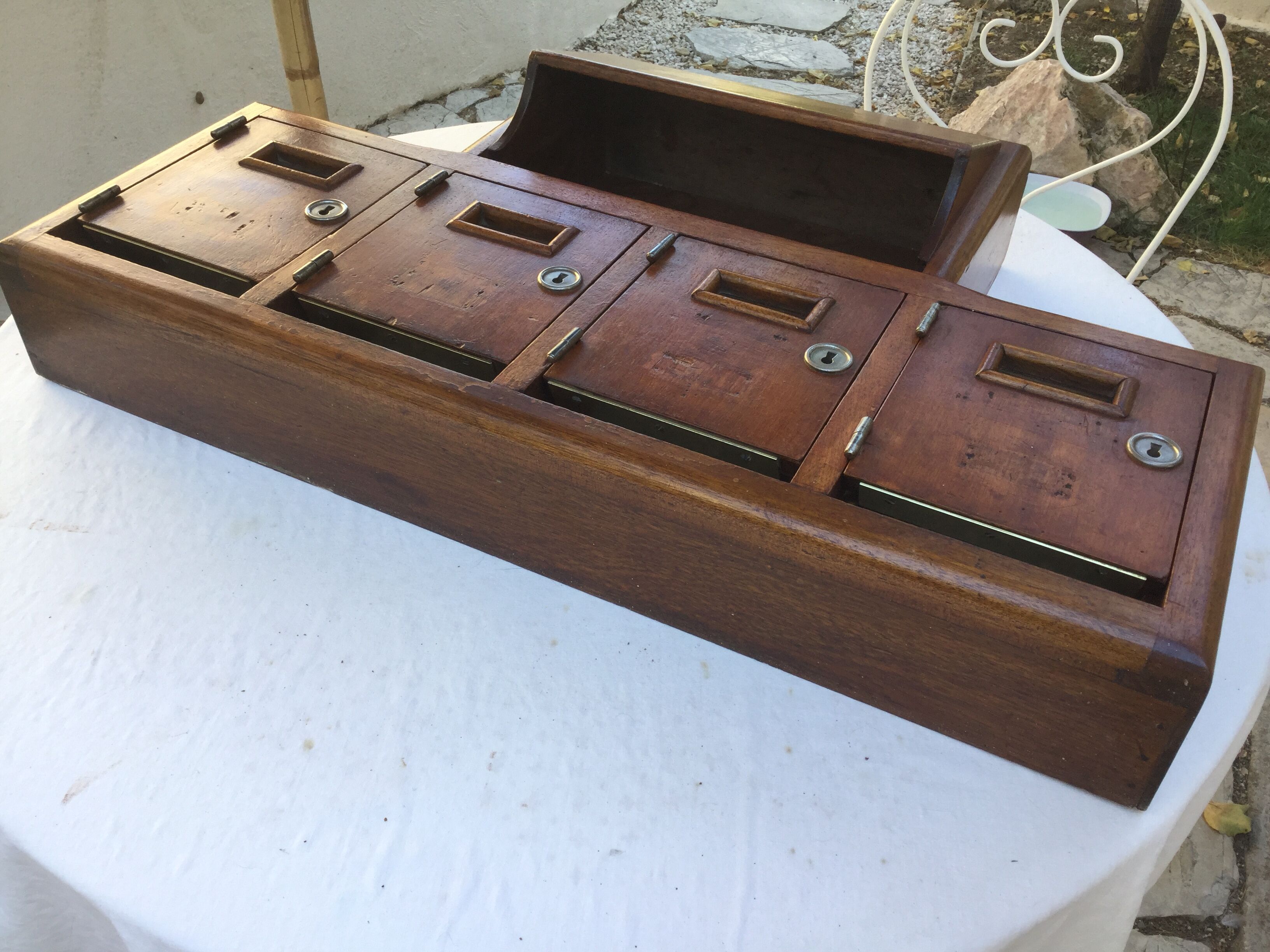 Old building mailboxes